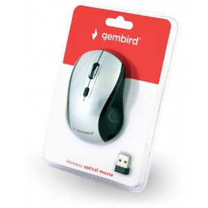 "Wireless Mouse Gembird MUSW-4B-02-BS Optical 800-1600 dpi 4 buttons Ambidextrous 2xAAA, Black/Silver
- https://gembird.com/item.aspx?id=10389&lang=ru"