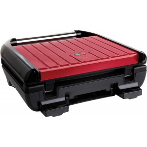 George Foreman 25040-56/GF Steel Family Grill Red