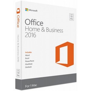 Office Mac Home Business 1PK 2016 English Medialess P2