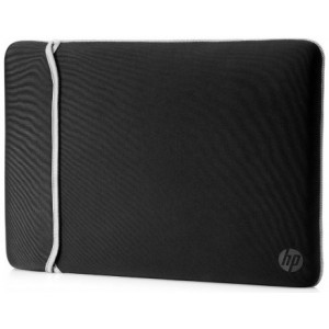 HP 15.6 Chroma Neoprene Reversible Sleeve (Black/Silver)