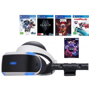 VR Goggles Sony PlayStation Mega Pack + Camera V2 + 5 Games