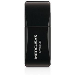 MERCUSYS MW300UM  N300 Wireless USB Adapter, 300Mbps on 2.4Ghz, 802.11n/b/g