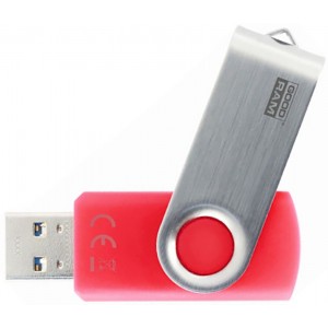 16Gb  USB3.0  GoodRAM  UTS3 TWISTER Red  (Read 60 MByte/s, Write 20 MByte/s)
