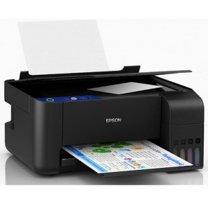  Epson EcoTank L3111 Color Printer/Copier/Color Scanner, A4, 5760 x 1440 dpi, 33 ppm monochrome/ 15ppm color, USB 2.0, Black ink (8100 pages 5%),  color ink (6500 pages 5%)