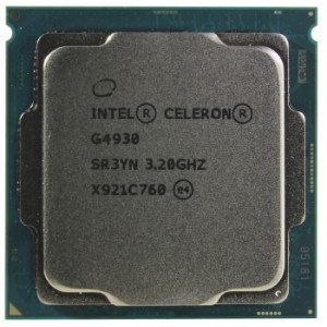 Intel® Celeron® G4930, S1151, 3.2GHz (2C/2T), 2MB Cache, Intel® UHD Graphics 610, 14nm 54W, Box