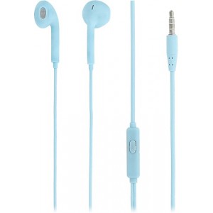 Casti in-ear Tellur Fly, with mic, wired, Jack 3.5 mm, 16 ohm, 20Hz - 20KHz, 105db +/- 5db, 1.2 m, 20 g, blue