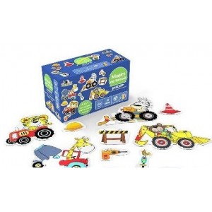 Puzzle - Masini de treaba 4 in1 (32 piese)