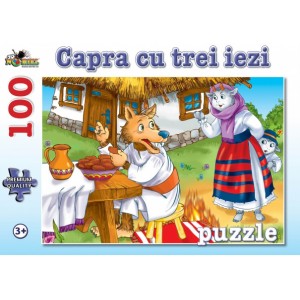Puzzle - Capra cu Trei iezi 100 pcs