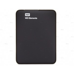 2.5" External HDD 1.0TB (USB3.0)  Western Digital "Elements", Black, Durable design