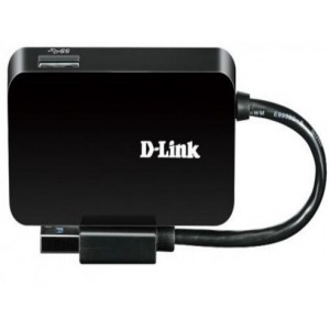 USB 3.0 Hub 4-port D-link "DUB-1341/B1A" 