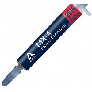  Arctic MX-4 Thermal Compound 2019 Edition 20g, Thermal Conductivity 8.5 W/(mK), Viscosity 870 poise, Density 2.50 g/cm3