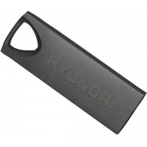 16GB USB2.0  Hyundai Bravo Deluxe Metal casing, Space Gray, Compact and lightweight, (Read 18 MByte/s, Write 10 MByte/s)