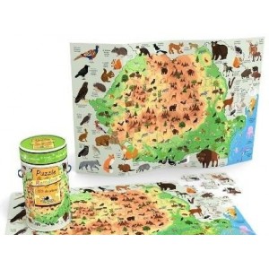 PUZZLE CUNOASTERE - HARTA ROMANIEI