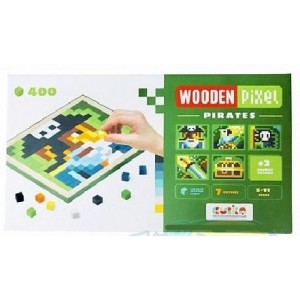 Cubika jucarii dezvoltare "Wooden Pixels5"