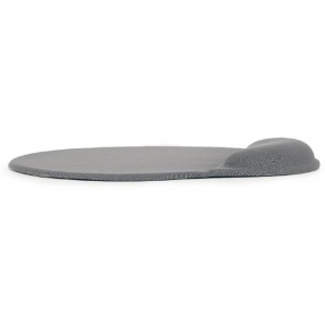 Gembird MP-GEL-GR, Gel mouse pad with wrist support, grey