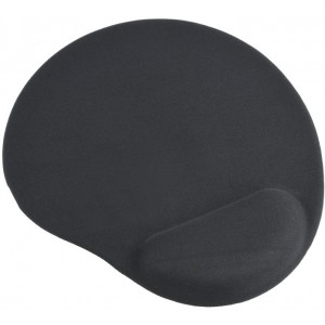 Gembird MP-GEL-BK, Gel mouse pad with wrist support, black