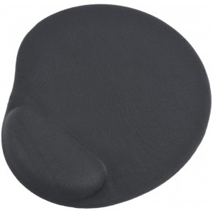 Gembird MP-GEL-BK, Gel mouse pad with wrist support, black