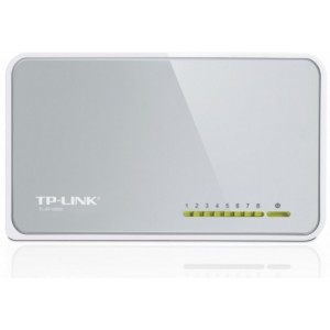   TP-LINK TL-SF1008D, 8-port Desktop Switch, 8 10/100M RJ45 ports, Plastic case