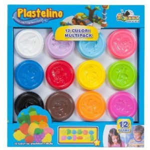 NORIEL Plastelino-Pasta de modelat 12 culori 2017