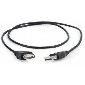 Cable Extension USB CC-USB2-AMAF-75CM/300-BK,0,75 m, USB 2.0 A-plug A-socket