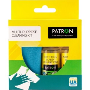 Cleaning set Universal PATRON F3-019 Twice (Sprey 50ml+Wipe) Patron