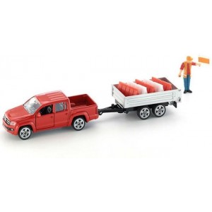 Siku Pick-Up with tipping trailer 3543