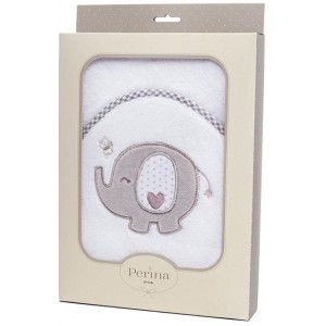 Полотенце детское т.м. Perina, арт. ПД-03.95 (рис. Слоник, р-р: 95х95см) (страна пр-ва: РБ)