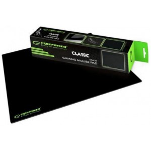 Mouse Pad Esperanza EGP103K CLASSIC MAXII, Gaming mouse pad, 400x300x3 mm, Rubber bottom