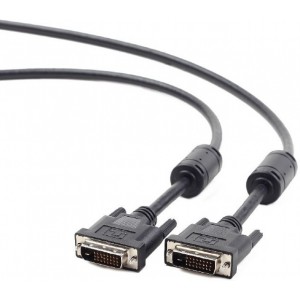 Cable DVI M to DVI M  3m  DVI-D(24+1) Gembird CC-DVI2-BK-10