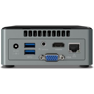 Mini PC (Barebone) Intel® NUC Kit NUC6CAYH (Intel® Celeron J3455 4C/4T, 1.5-2.3GHz, 2x SO-DIMM DDR3L-1600(max8GB), 1x2.5" SATA, 1xM.2 PCIeX1, Intel® HD Graphics 500, VGA, HDMI, SD CardReader, 4xUSB 3.0, 2xUSB 2.0, 1xGbE LAN, WiFi /BT4.2, IR, S/PDIF)