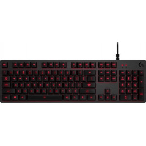 Logitech Mechanical Gaming Keyboard G413 Carbon, Backlighting RED LED, Romer G, USB