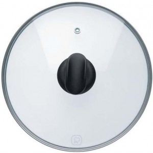 Tempered Glass Lid Rondell RDA-127, D26cm, glass