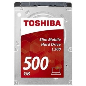 2.5" HDD 500GB  Toshiba  L200 HDWK105UZSVA, 5400rpm, 8MB, 7mm, SATAIII