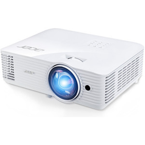 ACER S1386WH (MR.JQU11.001), DLP 3D, WXGA, Short Throw, 1280x800, 3600lm, 20000/1, VGA, HDMI, Audio Line-out, Speakers 16W, 3.1kg, EURO EMEA, White