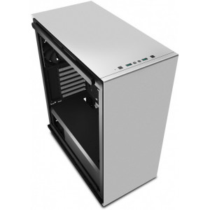 DEEPCOOL "MACUBE 310 WH" ATX Case, with Side-Window (Tempered Glass Side Panel), without PSU, Tool-less, 1 fans pre-installed (1x120mm DC fan), 2xUSB3.0, 1xAudio,1xMic, White (iF Design Award 2020)
