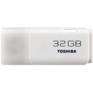 32GB USB2.0  Toshiba TransMemory U202, White, Compact and lightweight, Mini size (Read 16 MByte/s, Write 7 MByte/s)