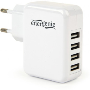 "Universal USB charger, Out:4 * 5V / up to 3.1A, In: Schuko CEE 7/4, White, EG-U4AC-02
-  
 https://gembird.nl/item.aspx?id=10254"