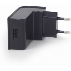 Universal USB charger, Out:1 USB * 5V / 2.1A, In: Schuko CEE 7/4, Black, EG-UC2A-02