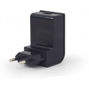 Universal USB charger, Out:1 USB * 5V / 2.1A, In: Schuko CEE 7/4, Black, EG-UC2A-02