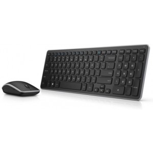 Dell KM714 Wireless Keyboard and Mouse set - US Int. Layout, 6 buttons laser mouse, USB wireless receiver 2.4Ghz