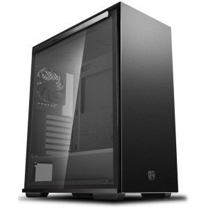 Case ATX Deepcool MACUBE 310P BK, w/o PSU, 1x120mm, Dust Filters, Tinted Tempered Glass,USB3.0,Black