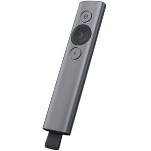 Presenter Logitech Spotlight, 3 buttons, Range: 30m, Bluetooth/2.4 Ghz, 85 mAh, Grey