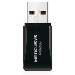 MERCUSYS MW300UM  300Mbps Wireless USB Adapter, 802.11n/b/g, Nano Size