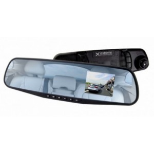 Esperanza XDR103 Car Video Recorder EXTREME MIRROR,  Wide mirror, Full HD (1080p), view angle 120, LCD  2.4", motion detector,  supports microSD up to 32Gb, IR LED (Night mode), Power supply 5V/1A (car cigarette lighter charging cable included)  