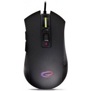 Mouse Esperanza MX601 ASSASSIN, Gaming mouse, 6000dpi, optical sensor, RGB LED, braided cable, USB, EGM601