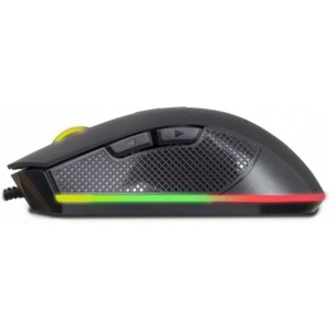 Mouse Esperanza MX601 ASSASSIN, Gaming mouse, 6000dpi, optical sensor, RGB LED, braided cable, USB, EGM601