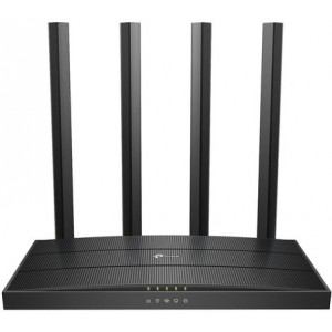 "Wireless Router TP-LINK ""Archer C80"", AC1900 Wireless 3?3 MIMO Dual Band Router
802.11ac Wave2 Wi-Fi – 1300 Mbps on the 5 GHz band and 600 Mbps on the 2.4 GHz band.
3?3 MIMO Technology – Transmitting and receiving data on three streams to pair flawle