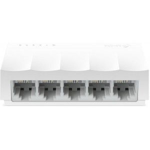 ".5-port 10/100Mbps Desktop Switch TP-LINK LiteWave ""LS1005"", Plastic Case
5? 10/100Mbos Auto-Negotiation RJ45 port, supporting Auto-MDI/MDIX
Green Ethernet technology saves power
IEEE 802.3X flow control provides reliable data transfer
Plastic cas