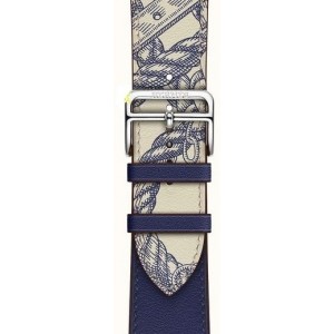 VPG Rhea Series Real leather iwatch strap Blue 40mm