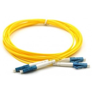 Fiber optic patch cords, singlemode Duplex LC-LC 3M